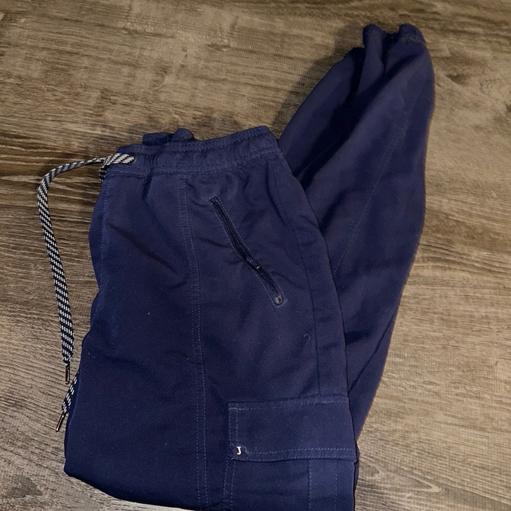 Women’s Jaanuu scrub joggers navy blue